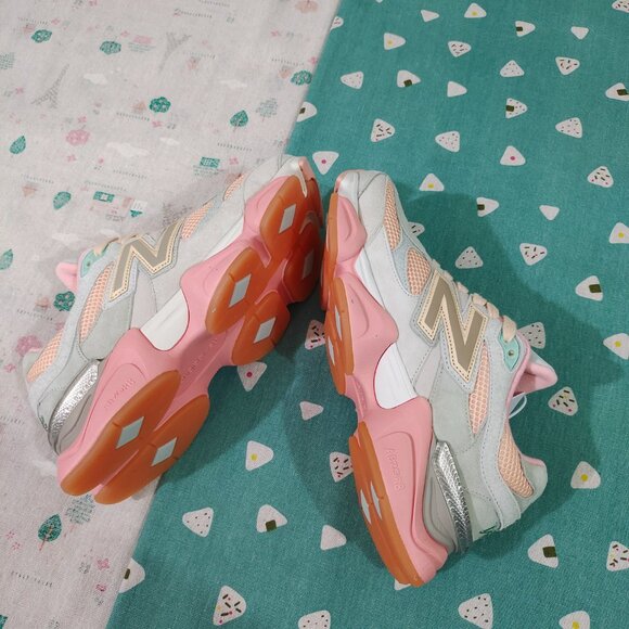 New Balance X Joe Fresh Goods 9060 Pink Low-Top Sneakers - Picture 4 of 5